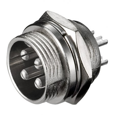 Goobay ME 4 wire connector XLR M Stainless steel