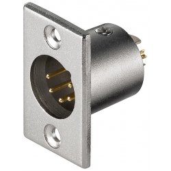 goobay Mikrofon-Einbaustecker 5Pin | 11966