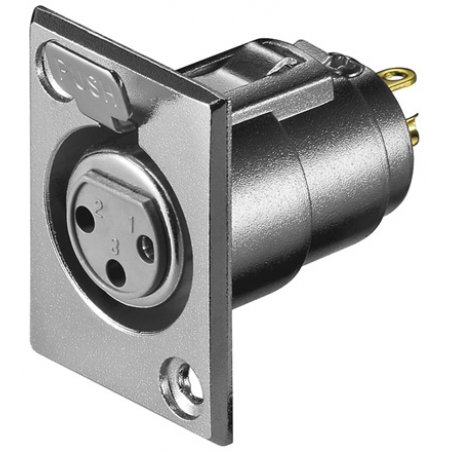 goobay Mikrofon-Einbaubuchse 3Pin | 11973