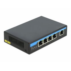 DeLOCK 87764 network switch Gigabit Ethernet (10/100/1000) Power over Ethernet (PoE) Black
