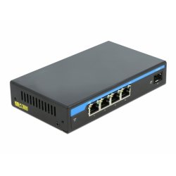 DeLOCK 87765 commutateur réseau Gigabit Ethernet (10/100/1000) Connexion Ethernet, supportant l'alimentation via ce por