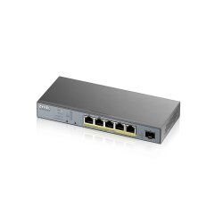 Zyxel GS1350-6HP-EU0101F commutateur réseau Géré L2 Gigabit Ethernet (10/100/1000) Connexion Ethernet, supportant l'a