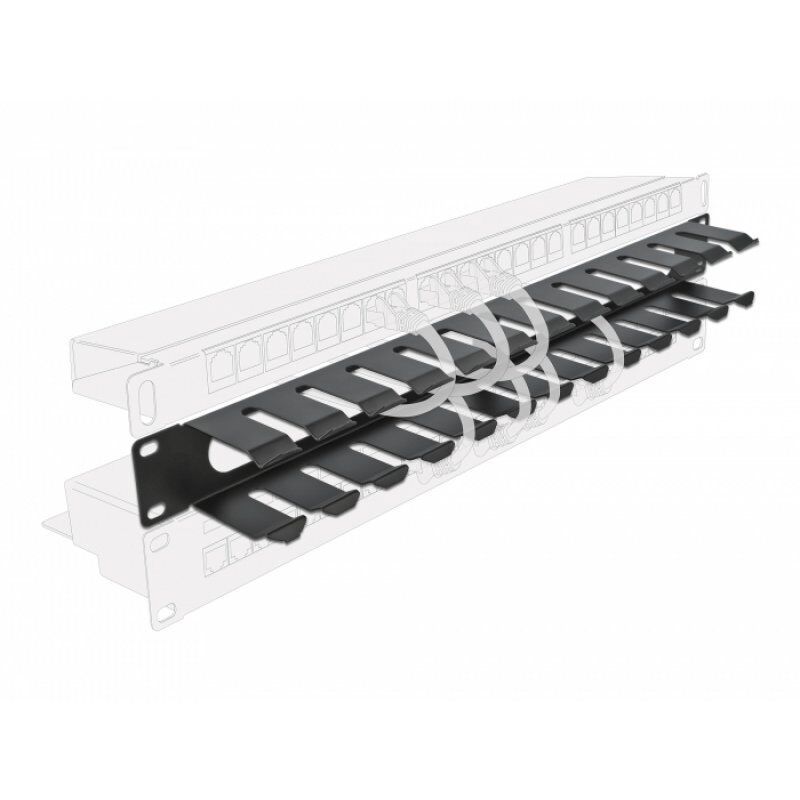 DeLOCK 66550 accessoire de racks Panneau de gestion de câbles