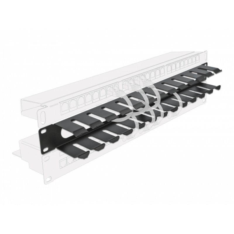 DeLOCK 66550 rack accessory Cable management panel