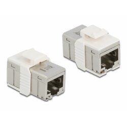 DeLOCK 86012 cable gender changer RJ45 Grey