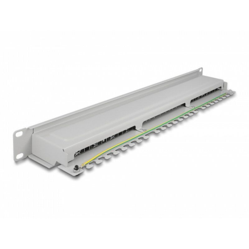DeLOCK 19" Patchpanel 16P Cat.6A 1HE gy | 66877