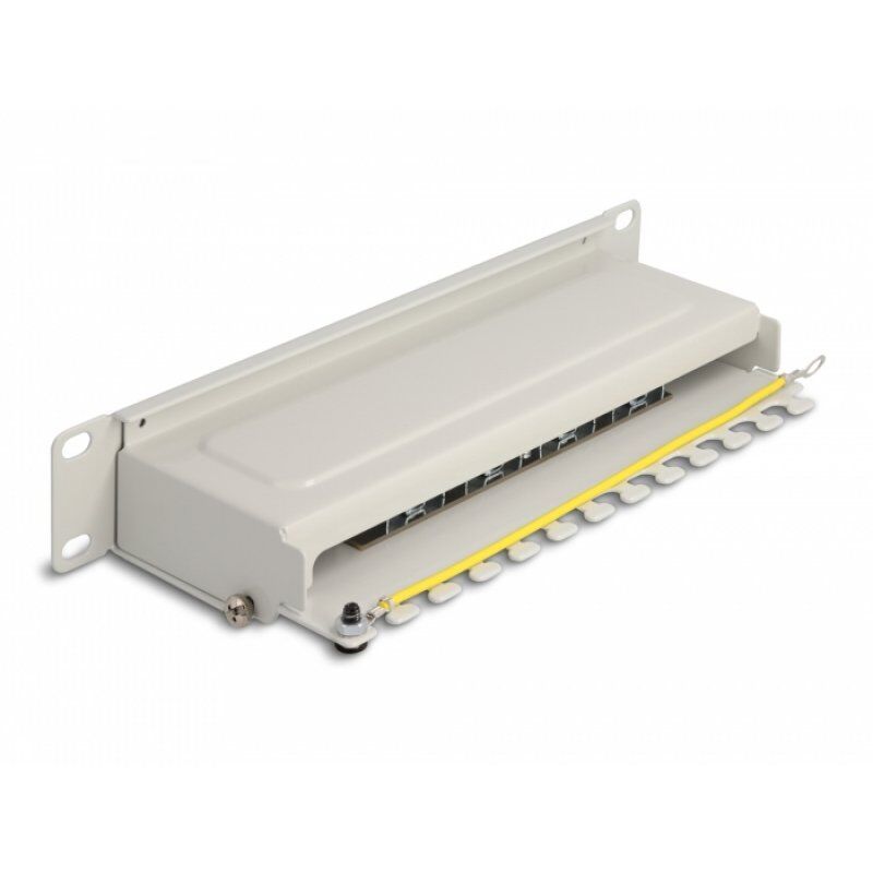 DeLOCK 10" Patchpanel 8P Cat.6A 1HE gy | 66873