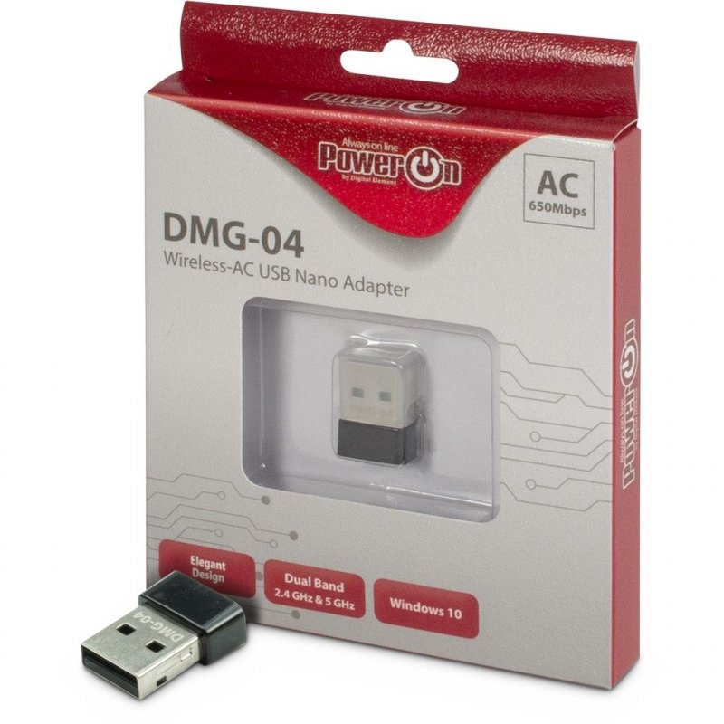 Inter-Tech DMG-04 Wi-Fi 5 USB  (650Mbps) | 88888151