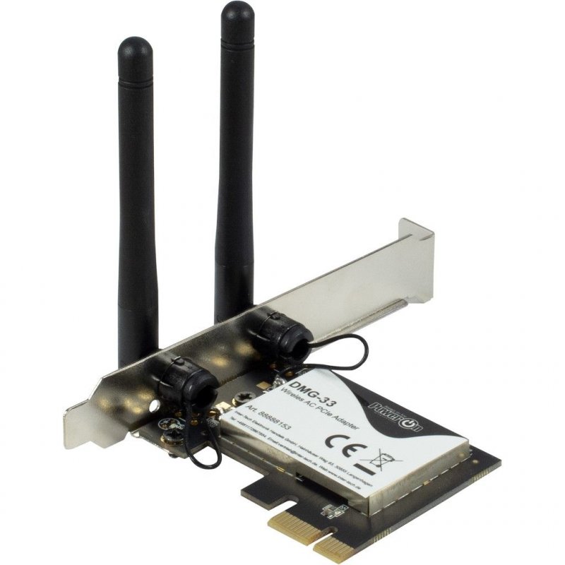 Inter-Tech DMG-33 Wi-Fi 5 PCIe Ad.-1300M | 88888153