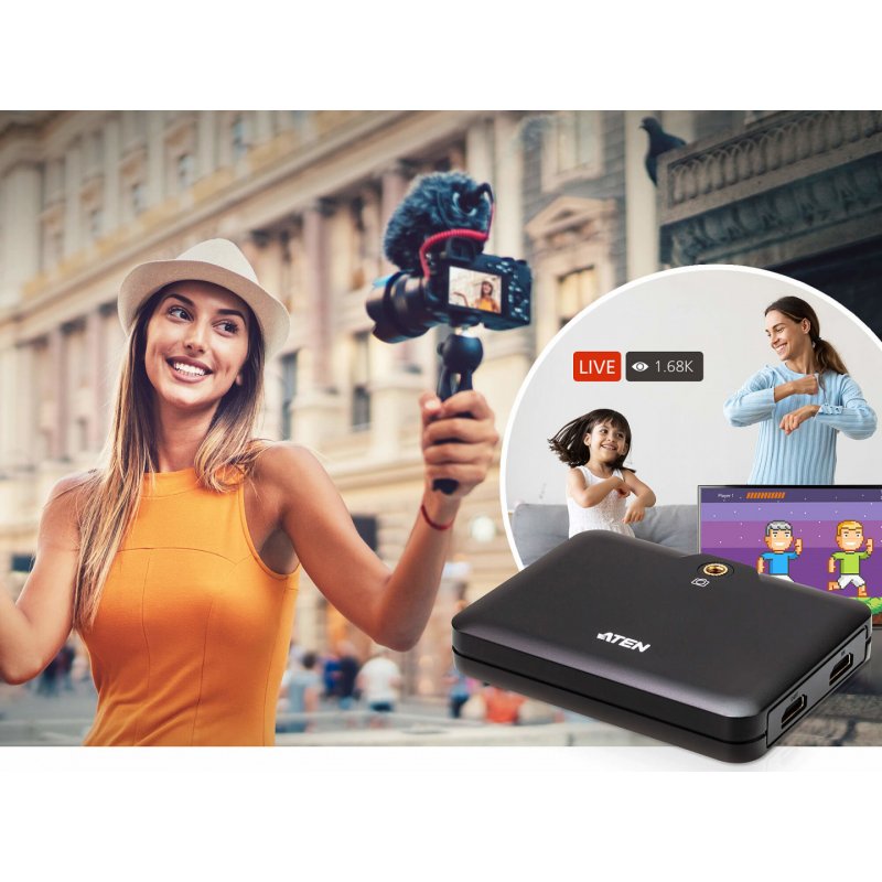 ATEN CAMLIVE+ UC3021 HDMI auf USB-C