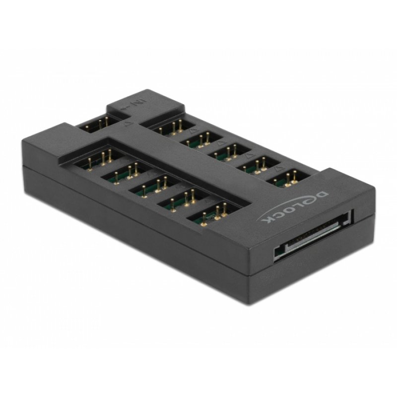Delock RGB Hub f. ARGB LEDs+10Ports | 64128