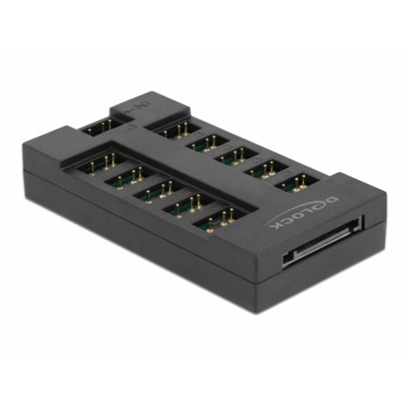 Delock RGB Hub f. ARGB LEDs+10Ports | 64128