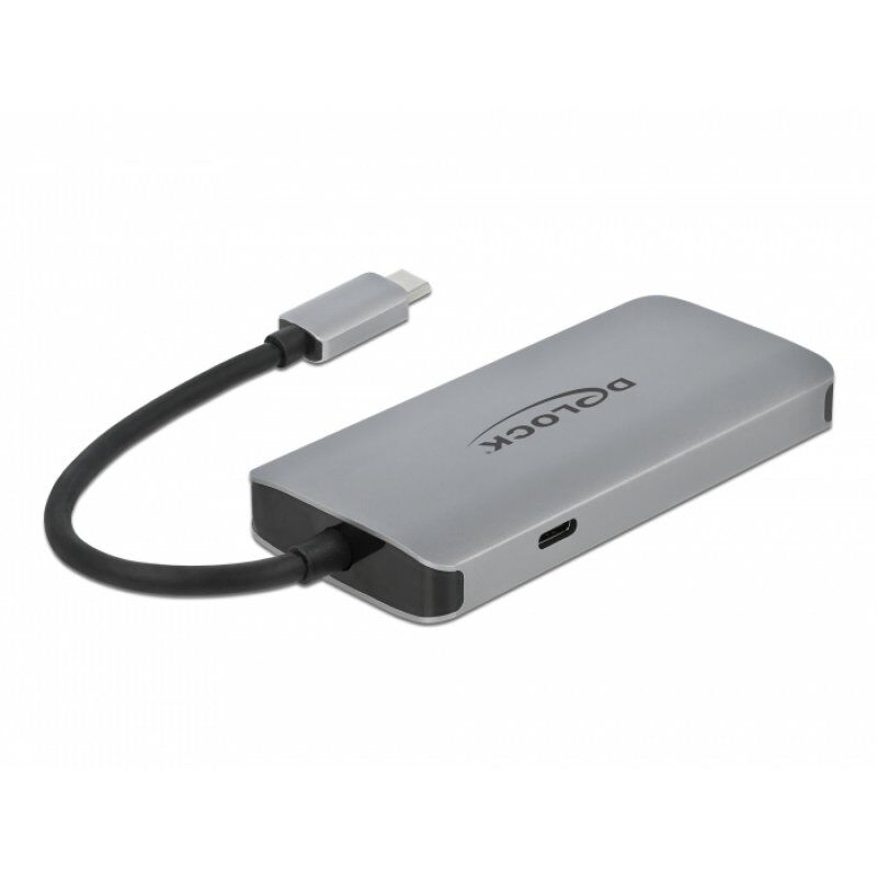 Delock USB 3.2 G1 Hub + 4 Ports/LAN/PD | 63252