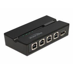 Delock USB 2.0 Switch f. 4 PC an 1 Gerät | 11493