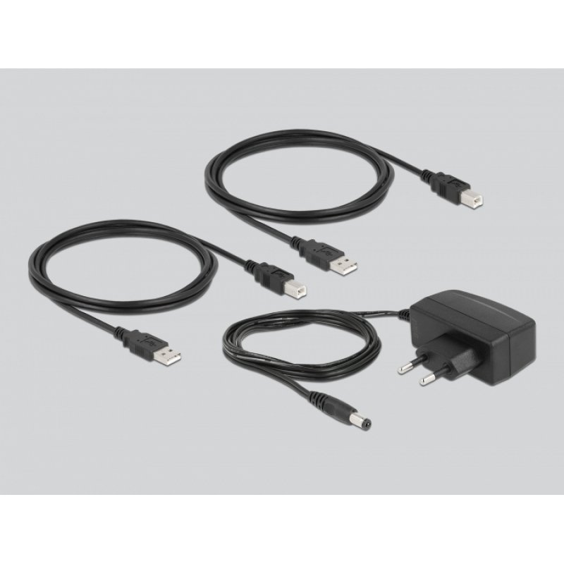Delock USB 2.0 Switch f. 4 PC an 4Geräte | 11494