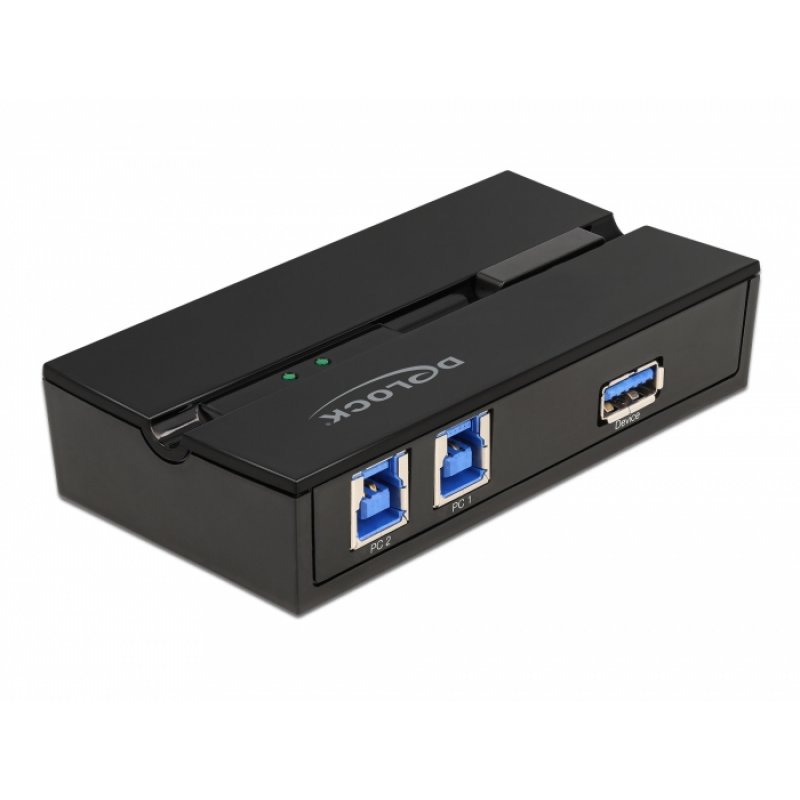 Delock USB 3.0 Switch f. 2 PC an 1 Gerät | 11495