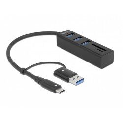 DeLOCK 63859 notebook dock/port replicator USB 3.2 Gen 1 (3.1 Gen 1) Type-A + Type-C