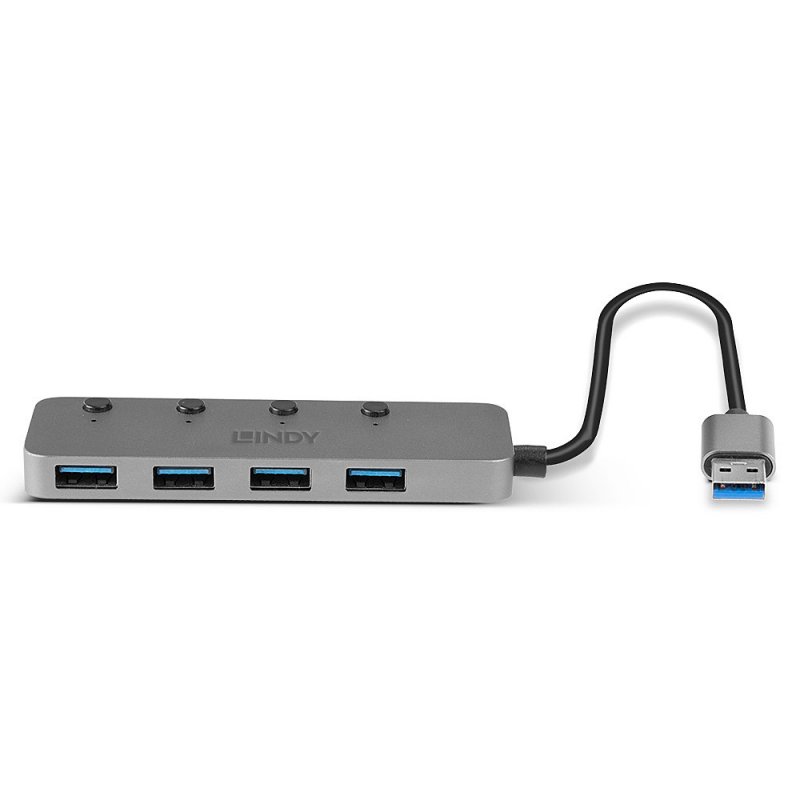 Lin 4 Port USB 3.0 Hub +Ein-/Ausschalt. | 43309