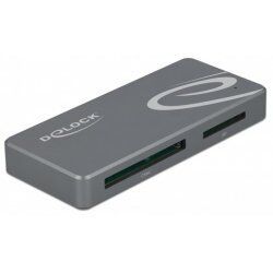 DeLOCK USB-C CardR. CFast/SD+USB Hub-A+C | 91754