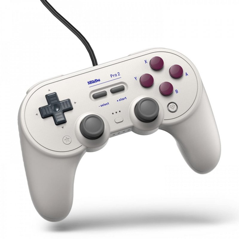 8Bitdo Pro 2 Grey USB Gamepad Analogue / Digital Android, Nintendo Switch, Nintendo Switch Lite, PC