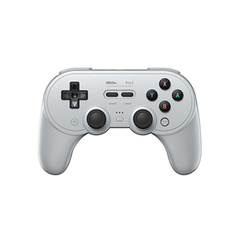 8Bitdo Pro2 Gris Bluetooth/USB Manette de jeu Analogique/Numérique Nintendo Switch, Nintendo Switch Lite, PC