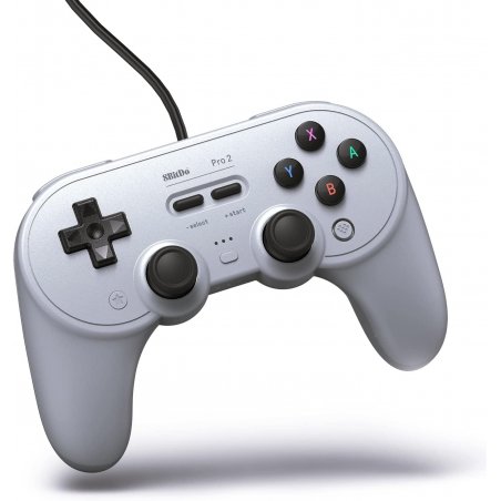 8Bitdo Pro 2 Grey USB Gamepad Analogue / Digital Android, Nintendo Switch, Nintendo Switch Lite, PC, Tablet PC