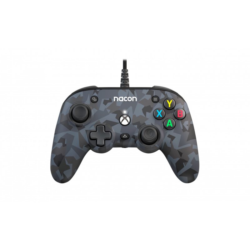 NACON Camo Pro Compact Controller Black, Grey USB Gamepad Analogue / Digital PC, Xbox One, Xbox One S, Xbox One X, Xbox 
