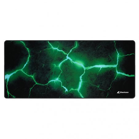 Sharkoon SKILLER SGP30 Tapis de souris de jeu Noir, Vert