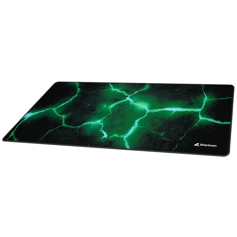 Sharkoon SKILLER SGP30 Tapis de souris de jeu Noir, Vert