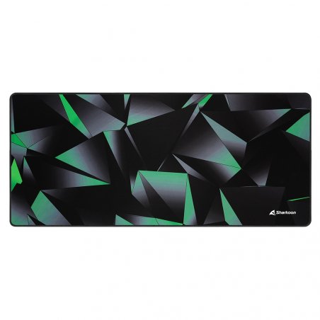 Sharkoon SKILLER SGP30 Tapis de souris de jeu Noir, Vert, Gris