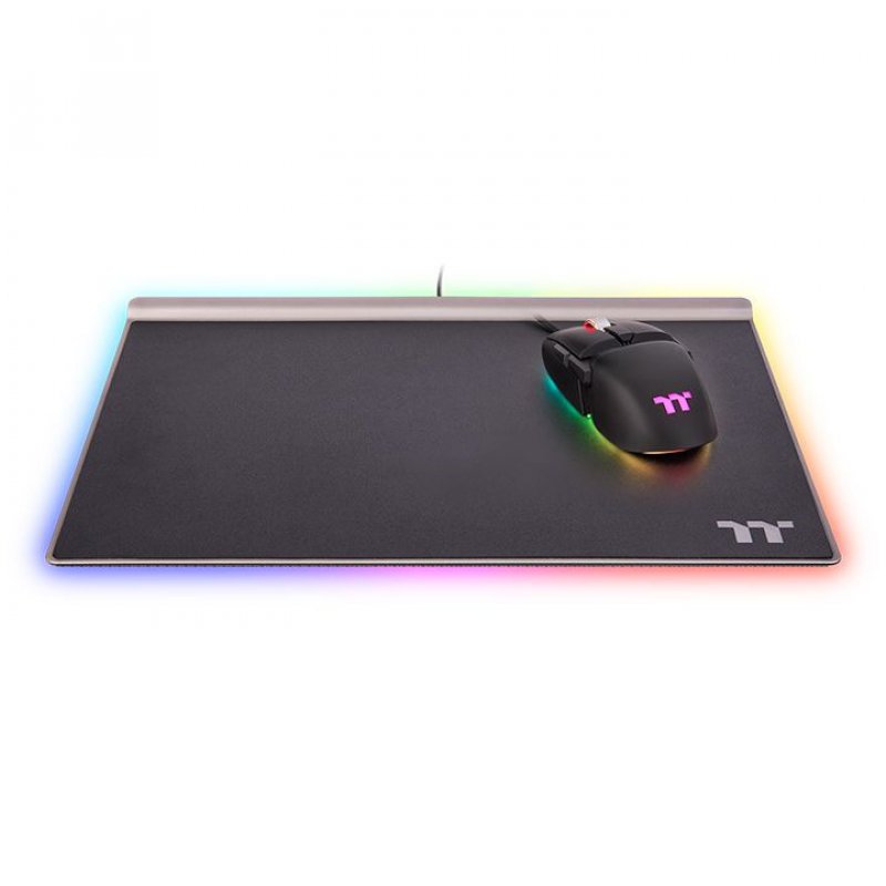 Tt Argent MP1 RGB Gaming Mouse Pad | GMP-MP1-BLKHMC-01