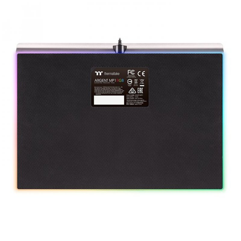 Tt Argent MP1 RGB Gaming Mouse Pad | GMP-MP1-BLKHMC-01