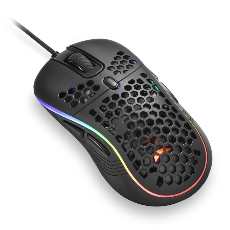 Sharkoon Light² S mouse Ambidextrous USB Type-A Optical 6200 DPI