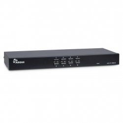 Inter-Tech AS-9108DA KVM switch Rack mounting Black