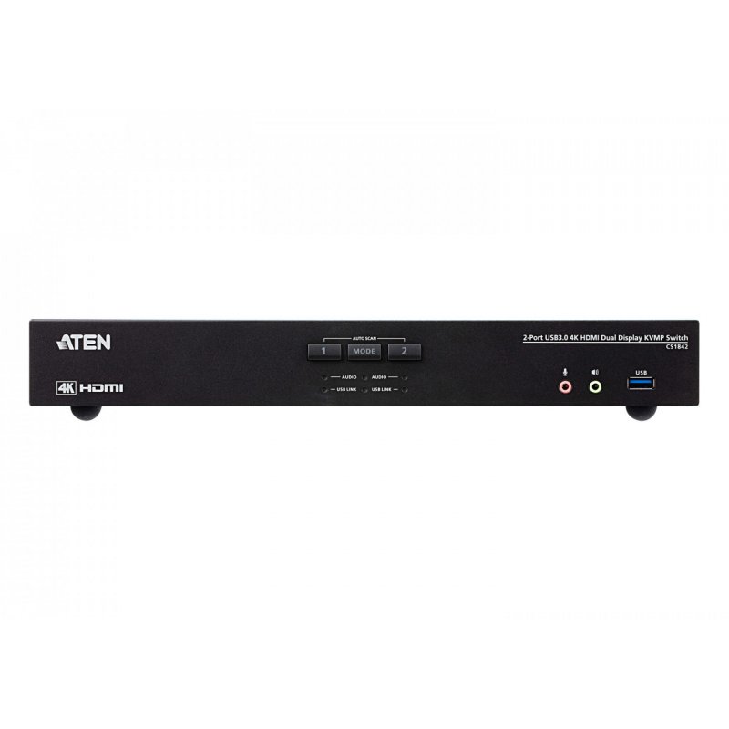 ATEN 2-Port USB 3.0 4K HDMI Dual Display KVMP™ Switch