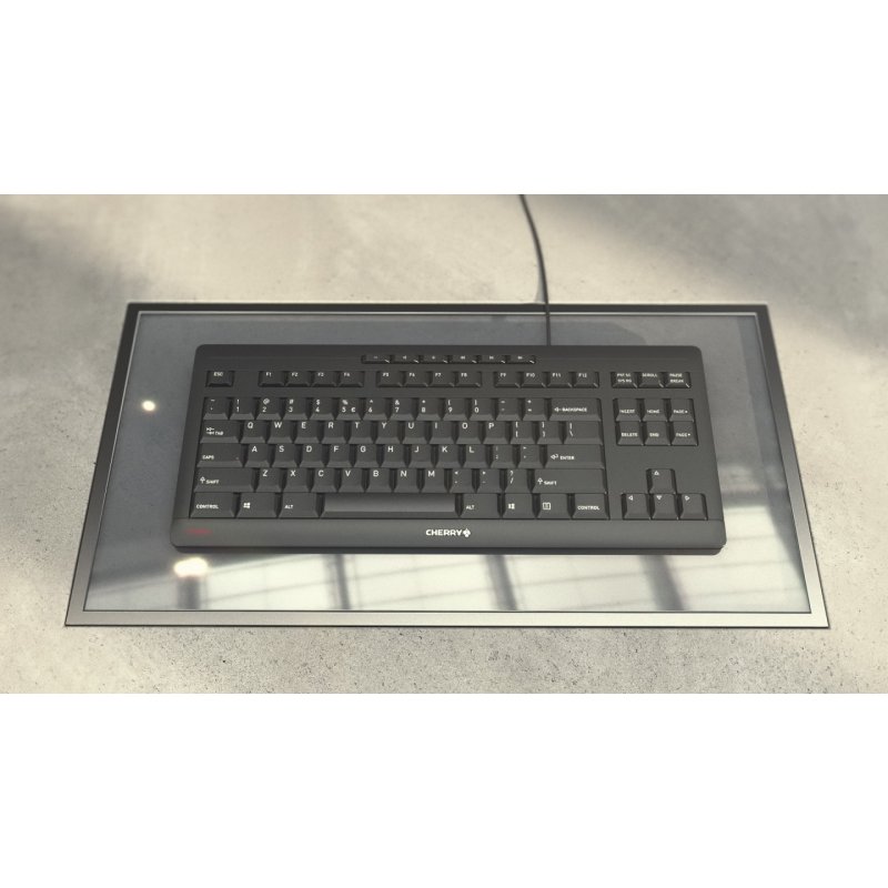 Cherry STREAM Keyboard TKL         EU gy | US Layout mit EURO Zeichen