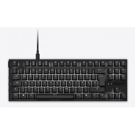 NZXT KB-1TKDE-BR clavier USB QWERTZ Allemand Noir
