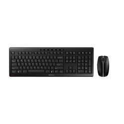 CHERRY Stream Desktop clavier Souris incluse RF sans fil QWERTY Anglais américain Noir