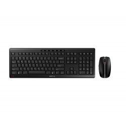 CHERRY Stream Desktop Recharge keyboard Mouse included RF Wireless QWERTY English Black