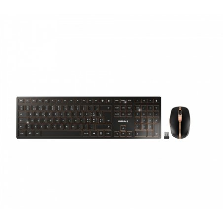 Cherry DW 9100 SLIM             CH bk/bn | CH Tastatur Layout