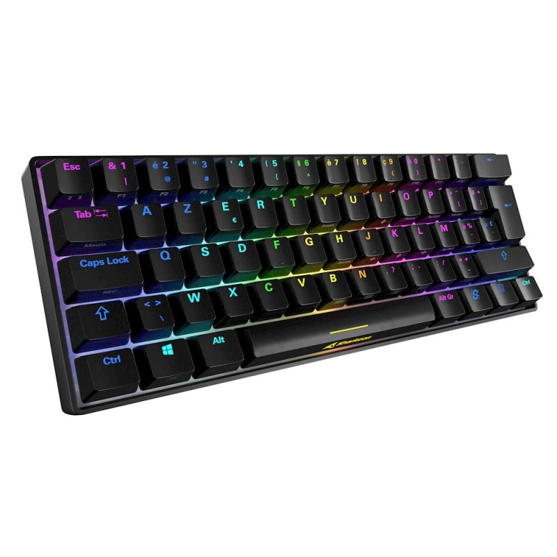 Sharkoon SGK50 S4 keyboard USB AZERTY French Black