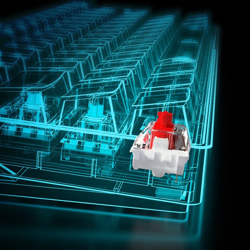 Sharkoon SGK50 S4 bk Kailh Red ES