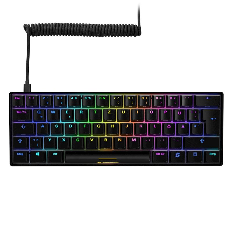 Sharkoon SGK50 S4 clavier USB QWERTZ Allemand Noir
