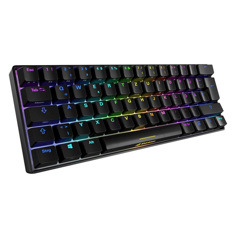 Sharkoon SGK50 S4 keyboard USB QWERTZ German Black