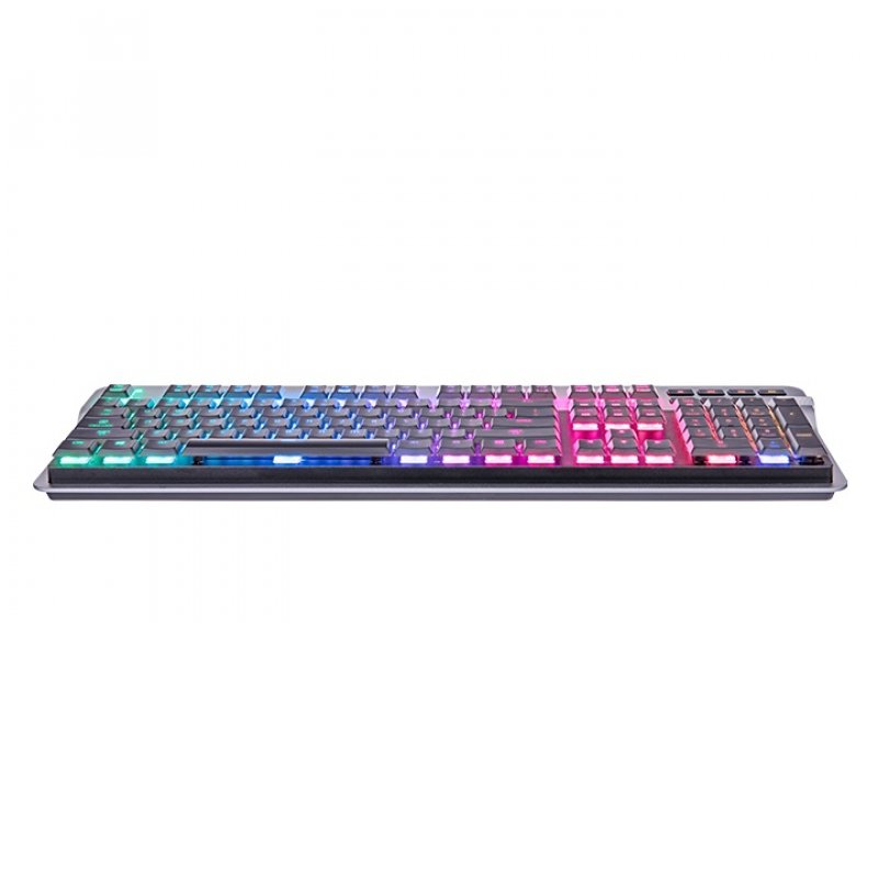 Thermaltake ARGENT K6 RGB clavier USB QWERTZ Allemand Titane
