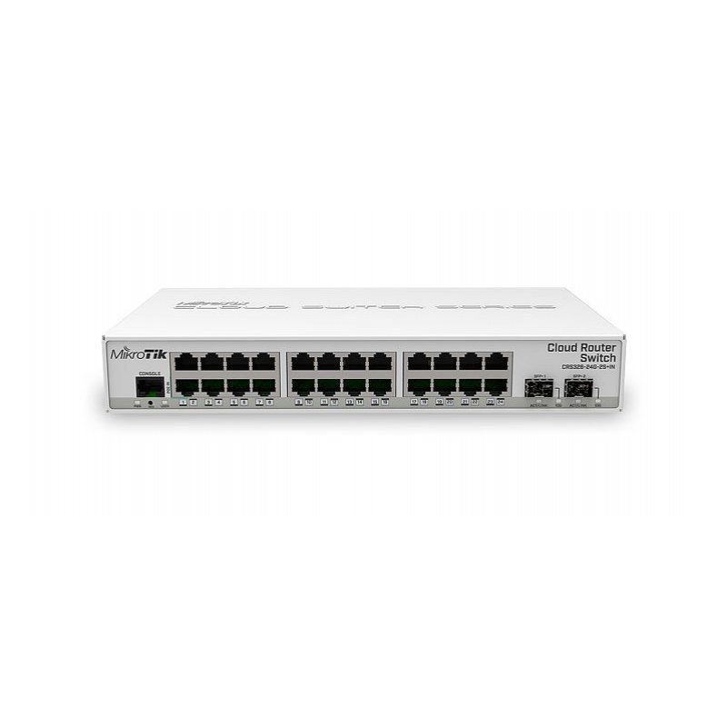 Mikrotik CRS326-24G-2S+IN commutateur réseau Géré Gigabit Ethernet (10/100/1000) Connexion Ethernet, supportant l'ali