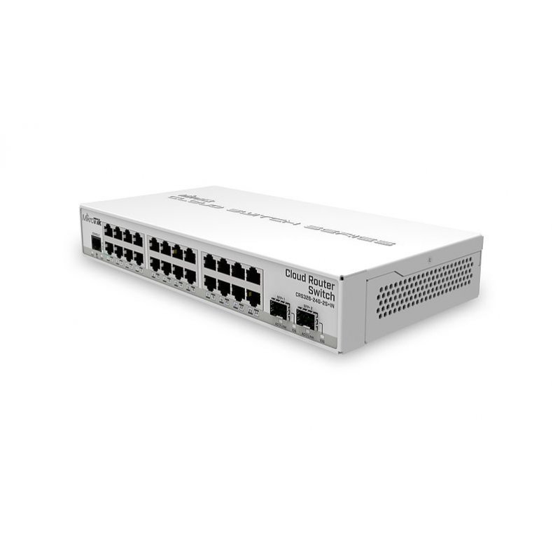 Mikrotik CRS326-24G-2S+IN network switch Managed Gigabit Ethernet (10/100/1000) Power over Ethernet (PoE) White