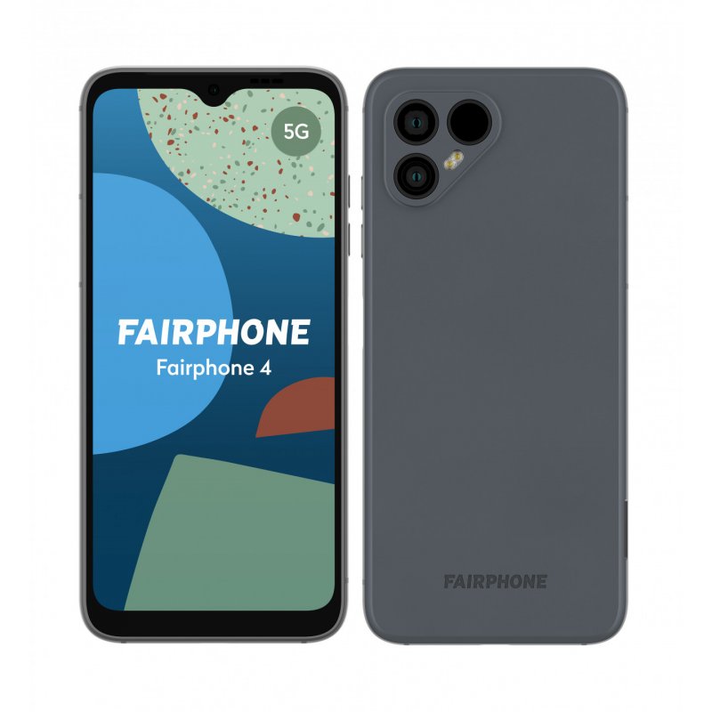 Fairphone 4 16 cm (6.3") Dual SIM Android 11 5G USB Type-C 6 GB 128 GB 3905 mAh Grey