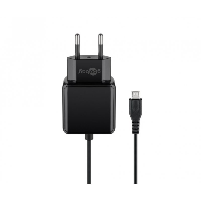 Goobay 49603 chargeur d'appareils mobiles Smartphone, Tablette Noir Secteur, CC Charge rapide Intérieure