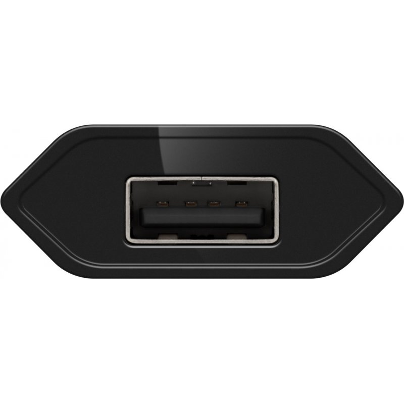 Goobay USB 1Port 5W/1,0A Slim         bk | 44949